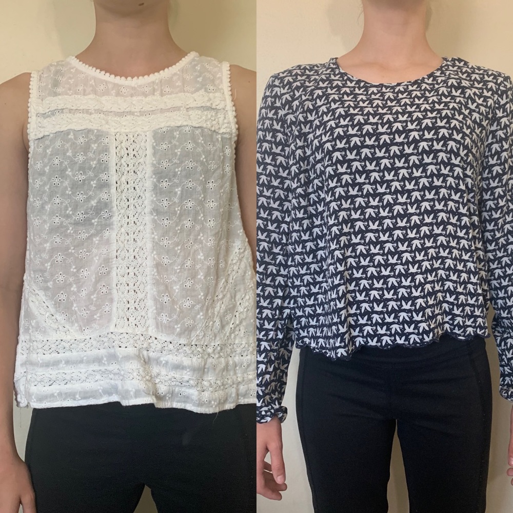 Two cute summery tops!